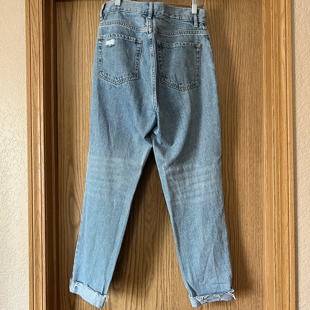 PacSun Ultra High Ride Light Blue Distressed Jeans - Picture 2 of 2